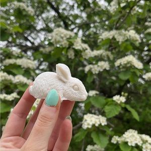 Vanilla Scented Silver Bunny Soap!